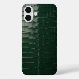 Coques iPhone 16 Plus Luxury Faux Crocodile Skin Texture Phone Case