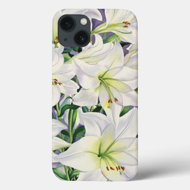 Coques Case-Mate iPhone Lys blancs 2008 (Verso)