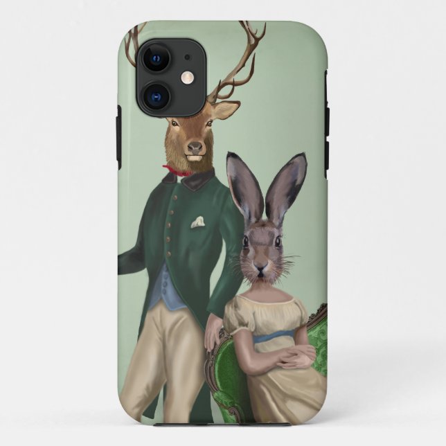 Coques Case-Mate iPhone M. Deer et Mme Rabbit 2 (Dos)