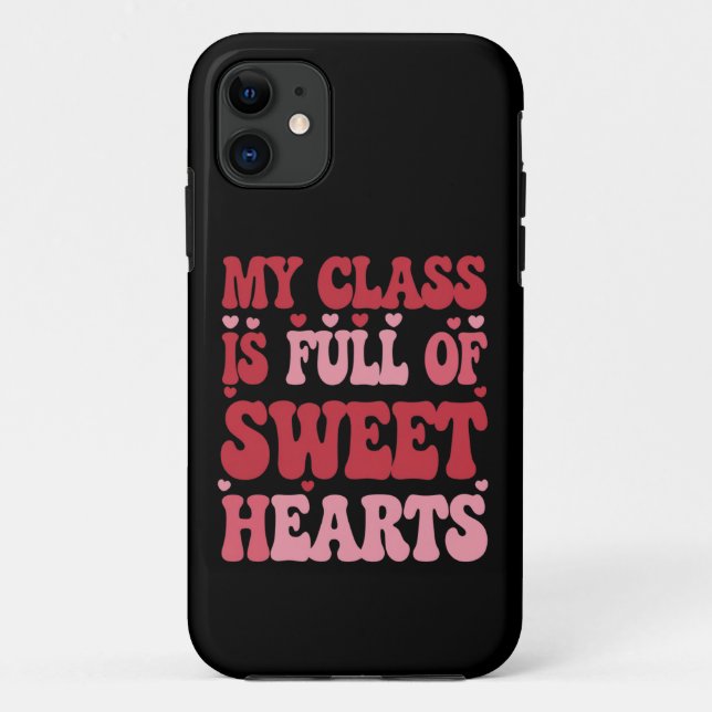 Coques Case-Mate iPhone Ma classe est pleine de coeur Saint-Valentin (Dos)
