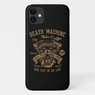 Case-Mate iPhone Case Machine à mort Harley Motor Ride Rapide ou mourir
