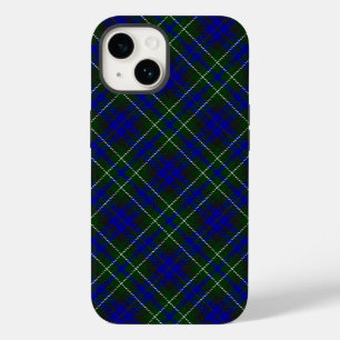 Coque Pour iPhone 14 Macneil de Colonsay tartan bleu vert plaid