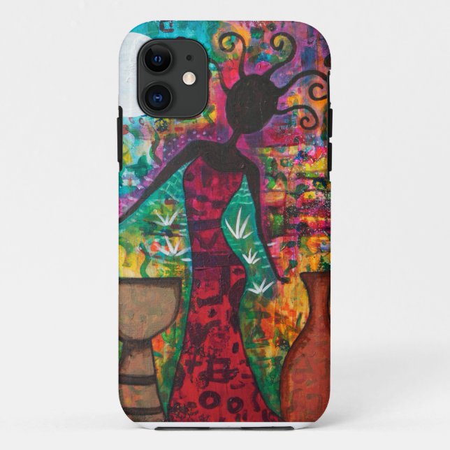 Coques Case-Mate iPhone Madame africaine Phone Case (Dos)