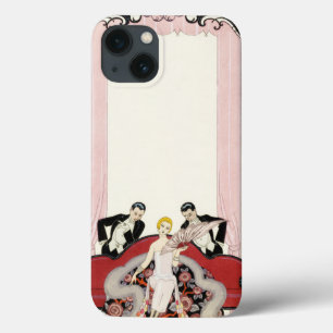 iPhone 13 Case Madame élégante dans l'art déco de Paris