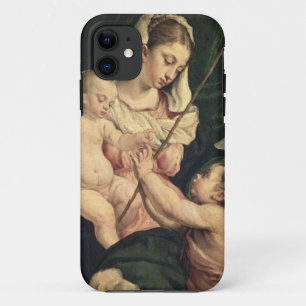 Coque iPhone 11 Madonna et enfant avec St John, c.1570 (huile