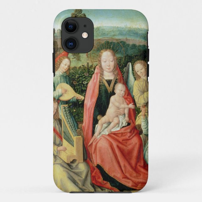 Coques Case-Mate iPhone Madonna et enfant entourés par des anges (Dos)