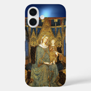 Coques iPhone 16 MAESTA, VIERGE AVEC Bleu ENFANT