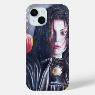Coque Pour iPhone 15 MAGDALEN ET POMEGRANATE Noir Blanc Rouge
