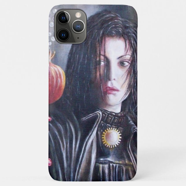 Coques Case-Mate iPhone MAGDALEN ET POMEGRANATE Noir Blanc Rouge (Dos)