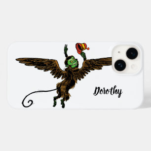 Coque Pour iPhone 14 Mage de l'Oz vintage, singe volant maléfique