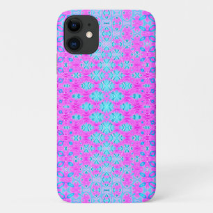 Case-Mate iPhone Case Magenta, bleu ciel et géométrie marine