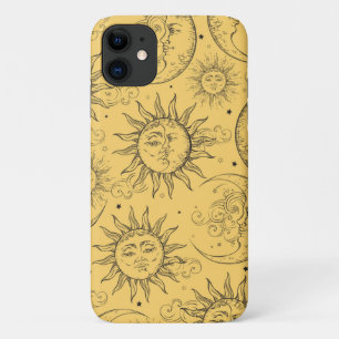 Case-Mate iPhone Case Magie Jaune Vintage Céleste Soleil Lune Étoiles