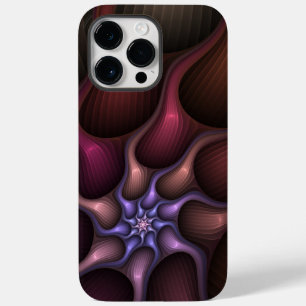 Coque Pour Pour iPhone 14 Pro Max Magique brillant Abstrait rayé coloré Fractal
