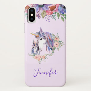Case-Mate iPhone Case Magique Unicorne maman & bébé aquarelle