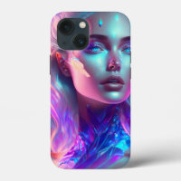 Magnifique Ai Art Joli Verre Icy comme Femme