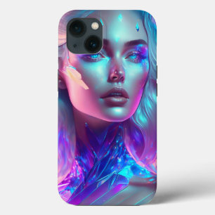 Case-Mate iPhone Case Magnifique Ai Art Joli Verre Icy comme Femme