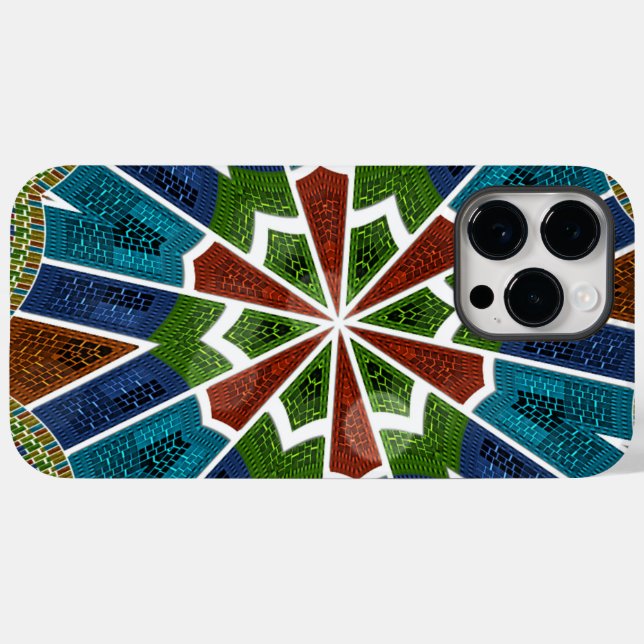 Coques Case-Mate iPhone Magnifique Asie tendance Sari Abstrait Motif (Verso (horizontal))