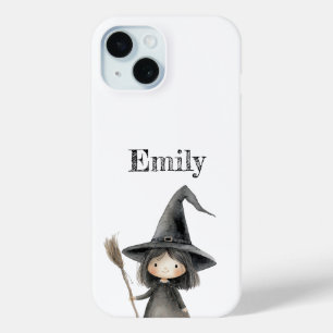 Coque Pour iPhone 15 Magnifique Sorcière personnalisée Halloween