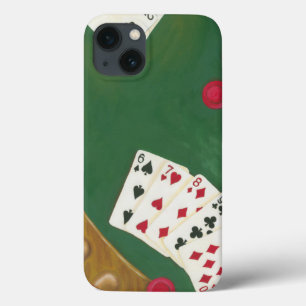 Coques Pour iPhone Main de poker de gain six à Dix