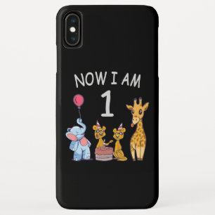 Case-Mate iPhone Case Maintenant j'ai 1 an 1er anniversaire au Zoo
