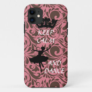 Coques Pour iPhone maintenez cas calme et de danse de ballerine de