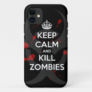 Etui iPhone Case-Mate maintenez les zombis calmes et de mise à mort