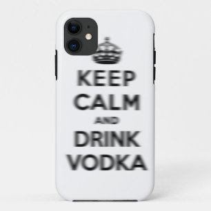 Coque Case-Mate Pour iPhone Maintenez vodka calme et de boissons