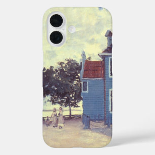 Coques iPhone 16 Maison bleue à Zaandam par Claude Monet