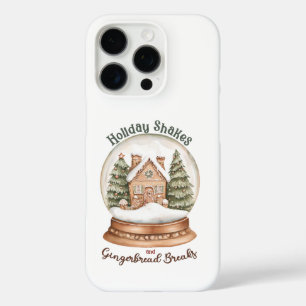 Coques iPhone 16 Pro Maison de pain d'épice Noël Globe des neiges