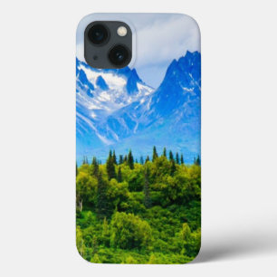 Etui iPhone 13 Majestic Alaska Mountains