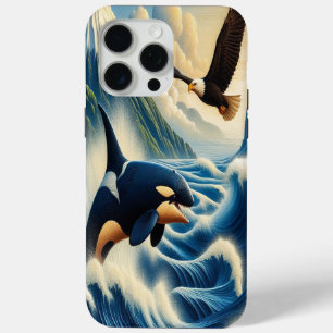 Coque iPhone 15 Pro Max Majestic Orca Leaping