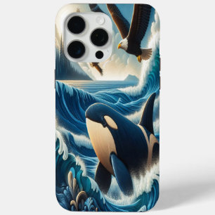 Coque iPhone 15 Pro Max Majestic Orca : Ocean Symphony