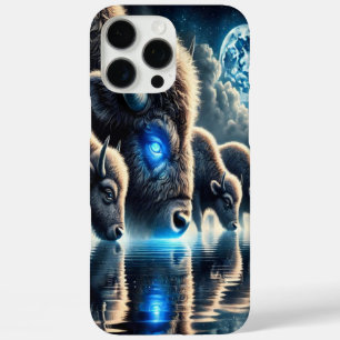 Coques iPhone 16 Pro Max Majestueux buffles reflétant les merveilles de la 