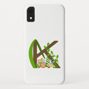 Case-Mate iPhone Case Majuscule K monogramme floral