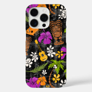 Coques iPhone 16 Pro Makapuu Beach Hawaii Batik Black Multi