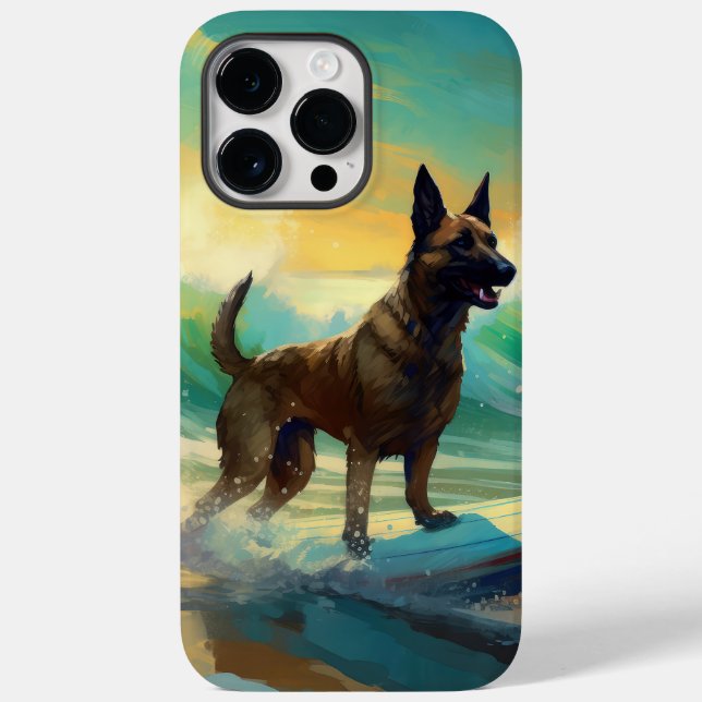 Coques Case-Mate iPhone Malinoi Beach Surf Peinture belge (Verso)