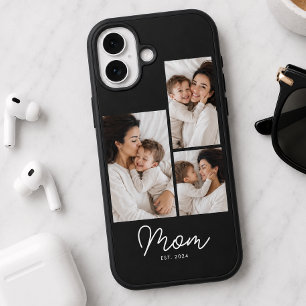 Coques iPhone 16 Maman a établi le script noir 3 Photo