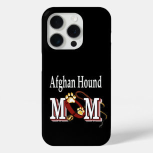 Coque iPhone 15 Pro Maman afghane de chien de chien