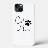 Maman Chat Empreinte de Patte Personnalisée
