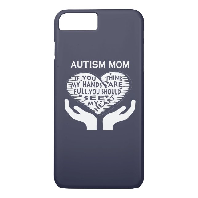 COQUES Case-Mate iPhone MAMAN D'AUTISME (Dos)