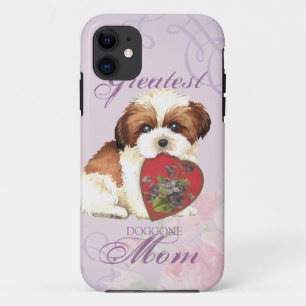 Etui iPhone Case-Mate Maman de coeur de Shih Tzu