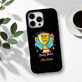 Coques iPhone 16 Pro Max Maman de l'année chaque année | Fête des mères amu