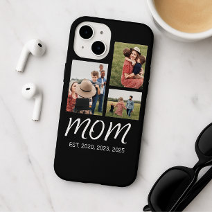 Coques iPhone 16 Maman Etabli Script Moderne Noir 3 Photo