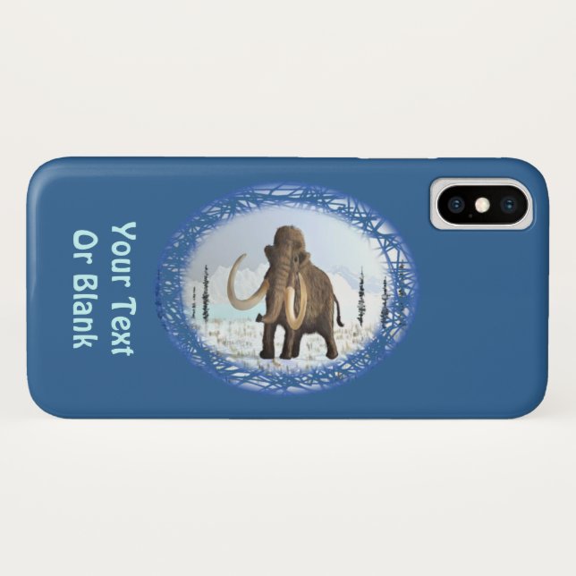 Coques Case-Mate iPhone Mammoth laineux (Dos (Horizontal))