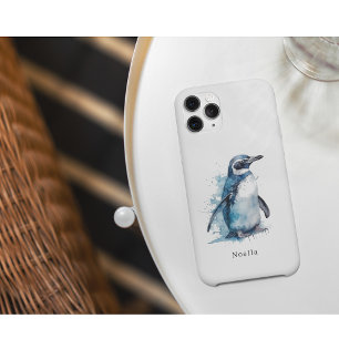 Case-Mate iPhone Case Manchot aquarelle Arctique Azure, personnalisé