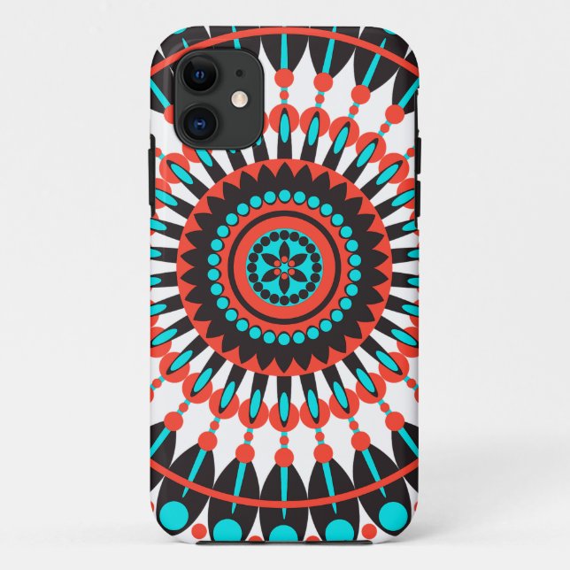 Coques Case-Mate iPhone Mandala amérindienne (Dos)