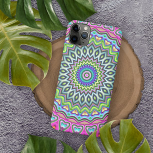 Case-Mate iPhone Case Mandala Art Unique Vert Citron Turquoise Rose
