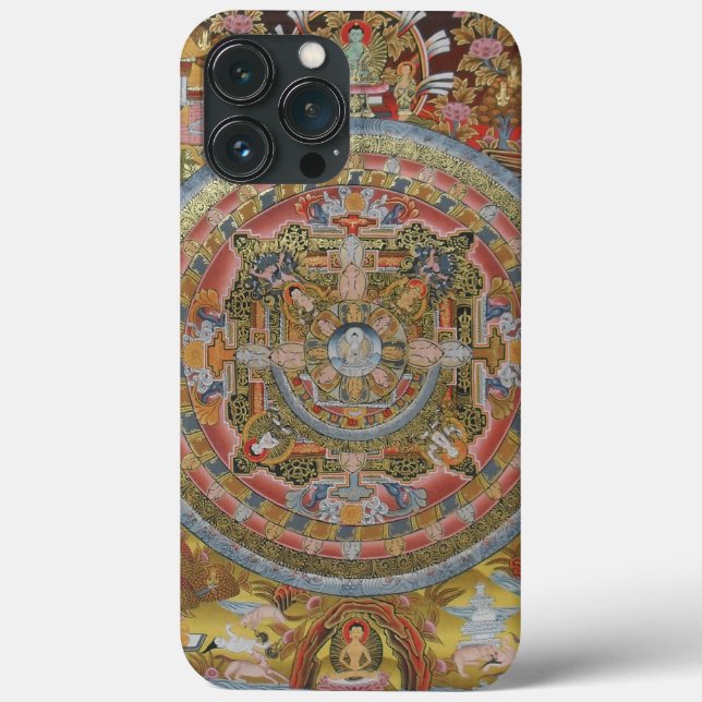 Coques Case-Mate iPhone Mandala de la vie de Bouddha (Verso)