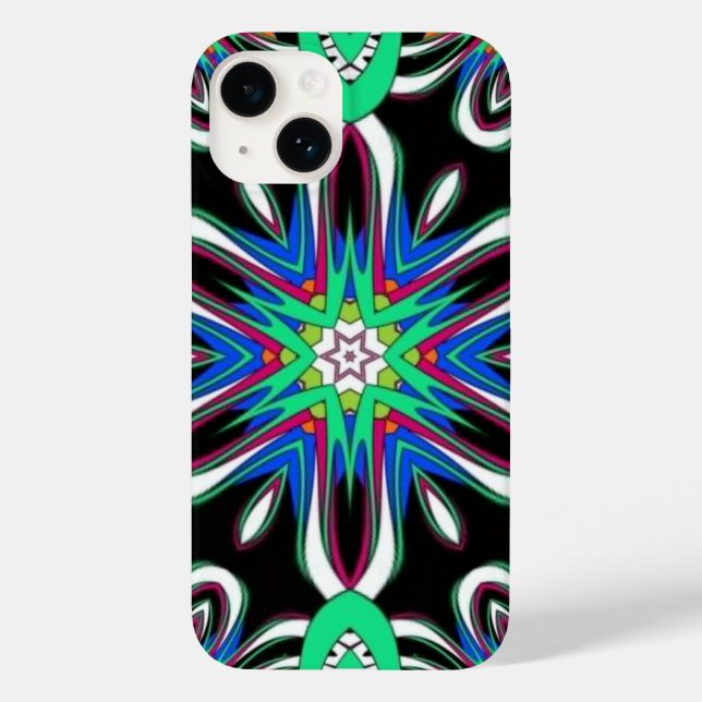 Coques Case-Mate iPhone Mandala Electric Bloom (Verso)