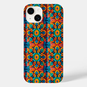 Coque Pour iPhone 14 Mandala Ethnique Audacieux
